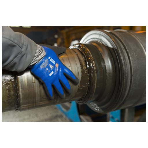 EUROCUT 5 VÁGÁSBIZTOS, VÉGIG KÉK NITRIL + SANDY CSB RÉTEG_7