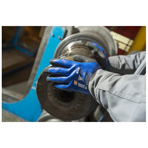 EUROCUT 5 VÁGÁSBIZTOS, VÉGIG KÉK NITRIL + SANDY CSB RÉTEG_7