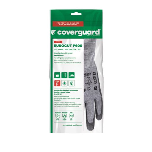 EUROCUT P600 FEKETE PU MÁRTOTT VÁGÁSBIZTOS VÉDŐKESZTYŰ_7