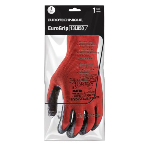 EUROLITE 13L850 TENYERÉN LATEX MÁRTOTT PIROS KESZTYŰ_06