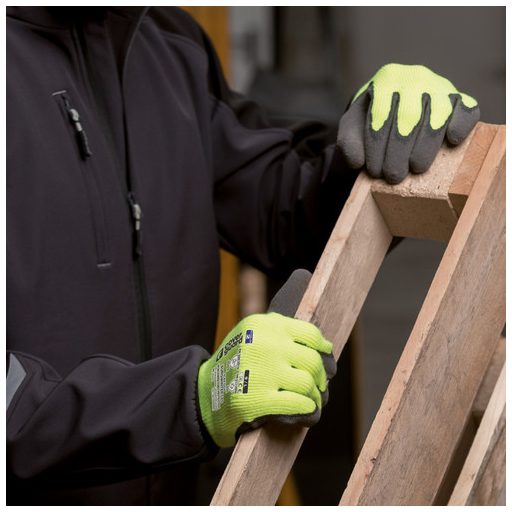 EUROWINTER TÉLI SÁRGA KESZTYŰ, SZÜRKE LATEX TENYÉR_08