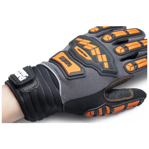EUROSTRONG MX600 SZÜRKE/NARANCS KESZTYŰ BEÜTŐDÉS ELLEN_07