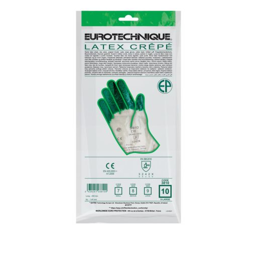 MÁRTOTT ZÖLD KREPP LATEX, ERŐS, ÉRDES, SZELLŐZŐ KÉZHÁT_7