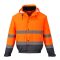 Portwest Hi-Vis kéttónusú bomber kabát (narancs/tengerészkék)