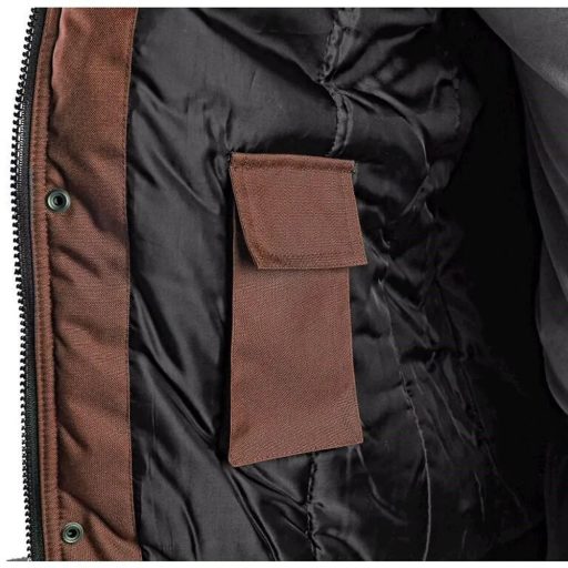 Irvine 2in1 téli kabát (barna/fekete)