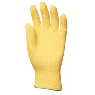   KÖTÖTT VÉKONY SÁRGA KEVLAR KESZTYŰ, VÁGÁSBIZTOS, HŐÁLLÓ_7