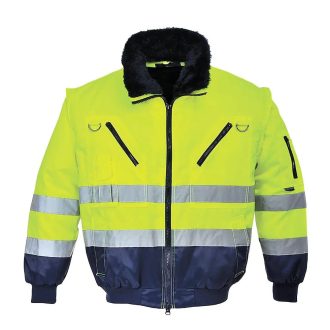 PJ50 - Hi-Vis 3-in-1 Jól láthatósági pilótadzseki