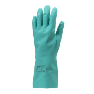 NITRIL ZÖLD VEGYSZERÁLLÓ VÉDŐKESZTYŰ, 33CM/0,38MM_6
