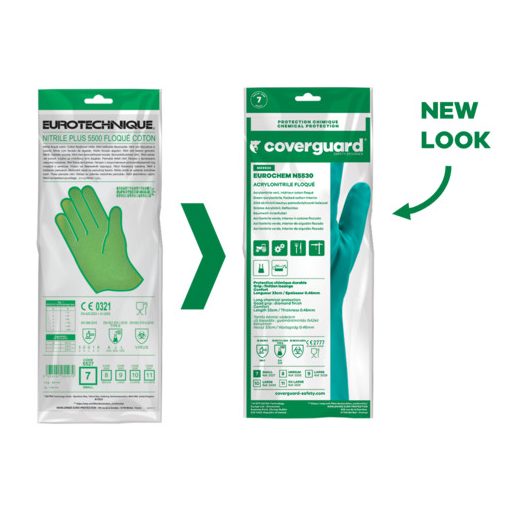MÁRTOTT ZÖLD NITRIL KESZTYŰ, VEGYSZERÁLLÓ, 33CM/0,46MM_7