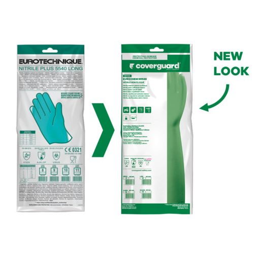 MÁRTOTT ZÖLD NITRIL KESZTYŰ, VEGYSZERÁLLÓ, 45CM/0,56MM_8
