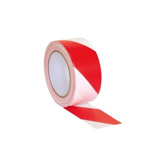 Közúti jelölőszalag (piros/fehér)
