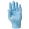 NITRIL KÉK VIZSGÁLÓKESZTYŰ, PÚDEROZOTT_S