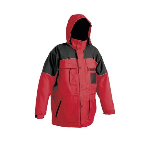 Ultimo bélelt kabát (piros/fekete)