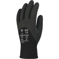 SZERELŐKESZTYŰ, TÉLI, FEKETE HP LATEX TENYÉR, 3/4 HÁT_8