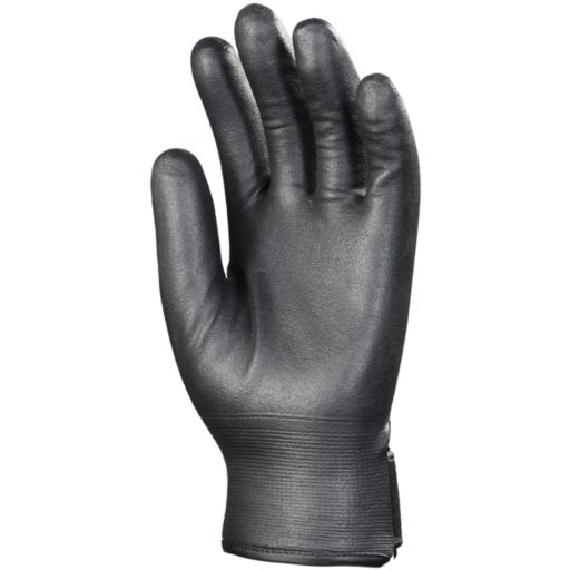 BÉLELT FEKETE NITRIL VÉDŐKESZTYŰ,TÉPŐZÁRAS CSUKLÓVAL_8