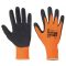 Palawan nylon latex mártott kesztyű (fluo narancs/fekete, 8)