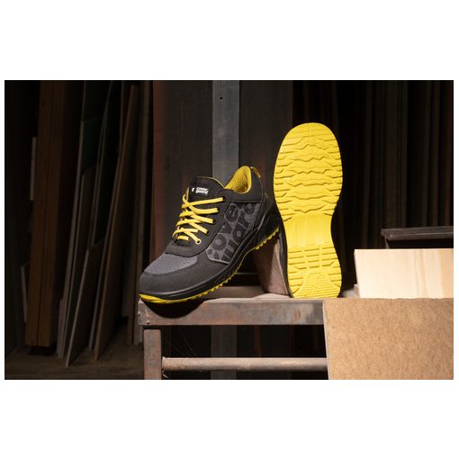 CLAW SWIFT S1P SRC ESD FEKETE/SÁRGA HÁLÓS VÉDŐFÉLCIPŐ