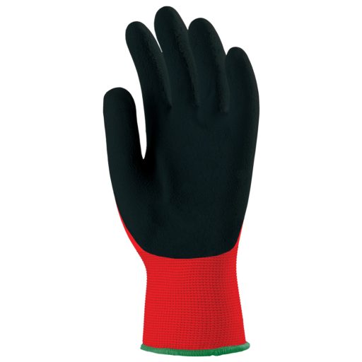 MÁRTOTT FEKETE LATEX, PIROS TEXTIL KÉZHÁTTAL_7 (csgt)