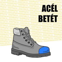 Acélbetétes munkavédelmi bakancs